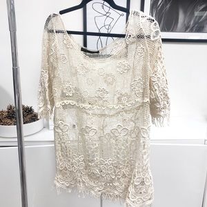 ZARA Crochet Cover Up